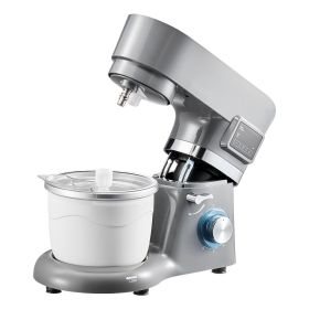 VEVOR Ice Cream Maker, 1.8 Qt. Capacity, 6-Speed Electric Stand Mixer, with LED Digital Display & Timer, Mixing Paddle, Dough Hook, Splash Guard