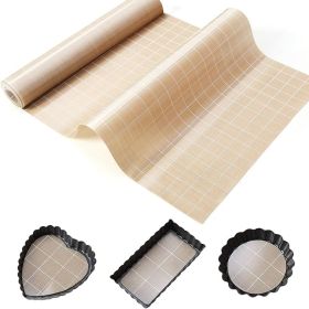 Silicone Baking Mat Roll 12IN*8FT Free Cutting, Non-Slip Pastry Mat, Non-Stick Reusable Air Fryer Liner, Oven Liners, Counter Mat, Freeze Dryer M