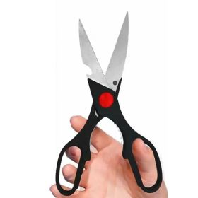 Multi Functional Kitchen Scissors for Household (Color: Black & Silver, Type: Kitchen Accessories)